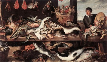 Naturaleza muerta clásica Painting - Pescaderos bodegones Frans Snyders